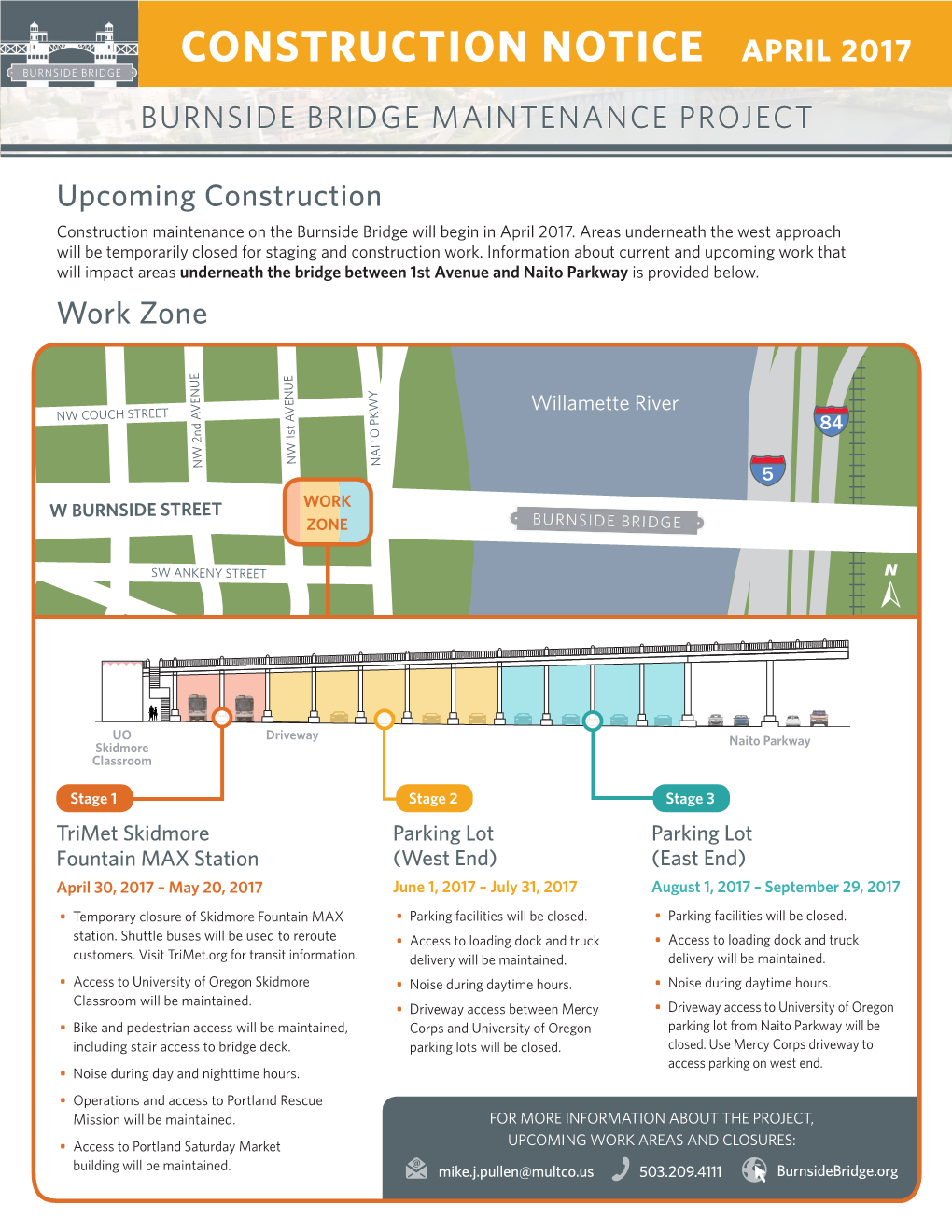 Construction Notice April 2017