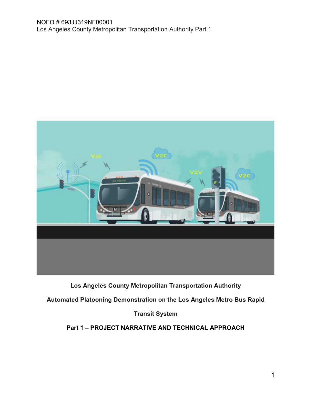 NOFO # 693JJ319NF00001 Los Angeles County Metropolitan Transportation Authority Part 1