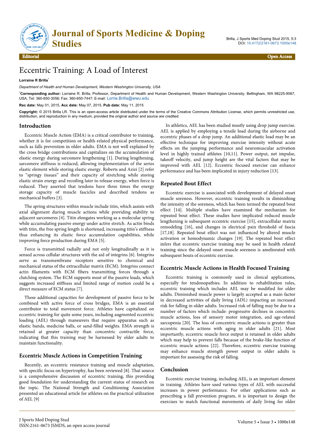 Eccentric Training: a Load of Interest