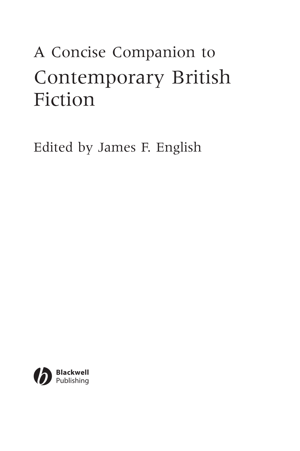 Contemporary British Fiction