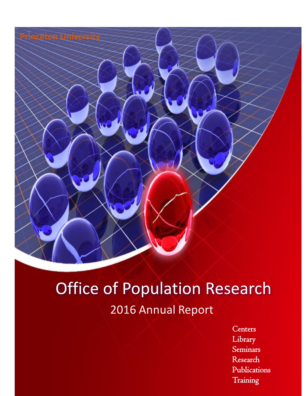 2016 Annual Report Centers Library Seminars Research