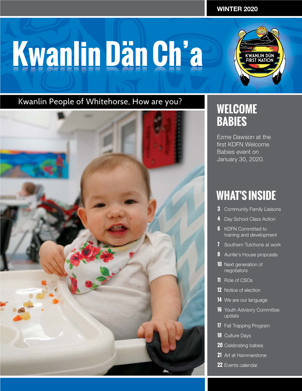 Winter 2020 – Kwanlin Dän Ch'a Newsletter