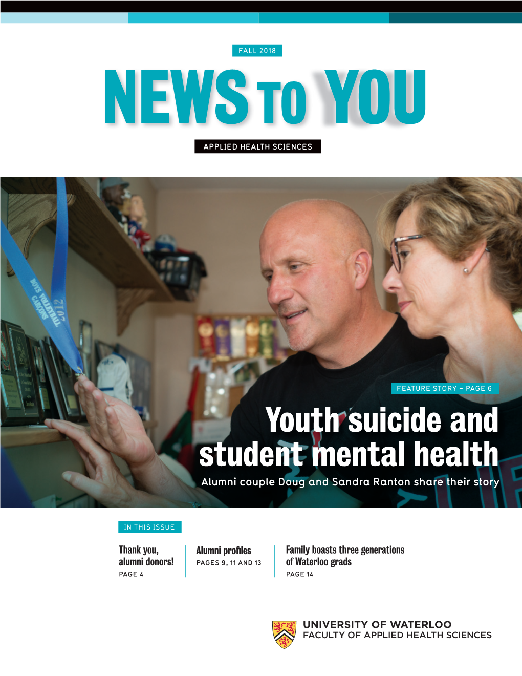 Youth Suicide and Student Mental Health Alumni Couple Doug and Sandra Ranton Share Their Story
