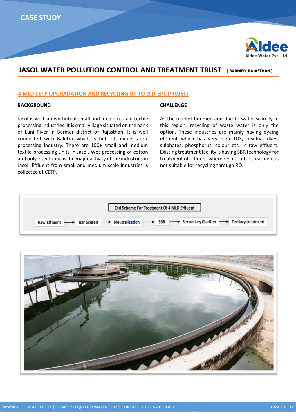Jasol Water Pollution Control and Treatment Trust [ Barmer, Rajasthan ]