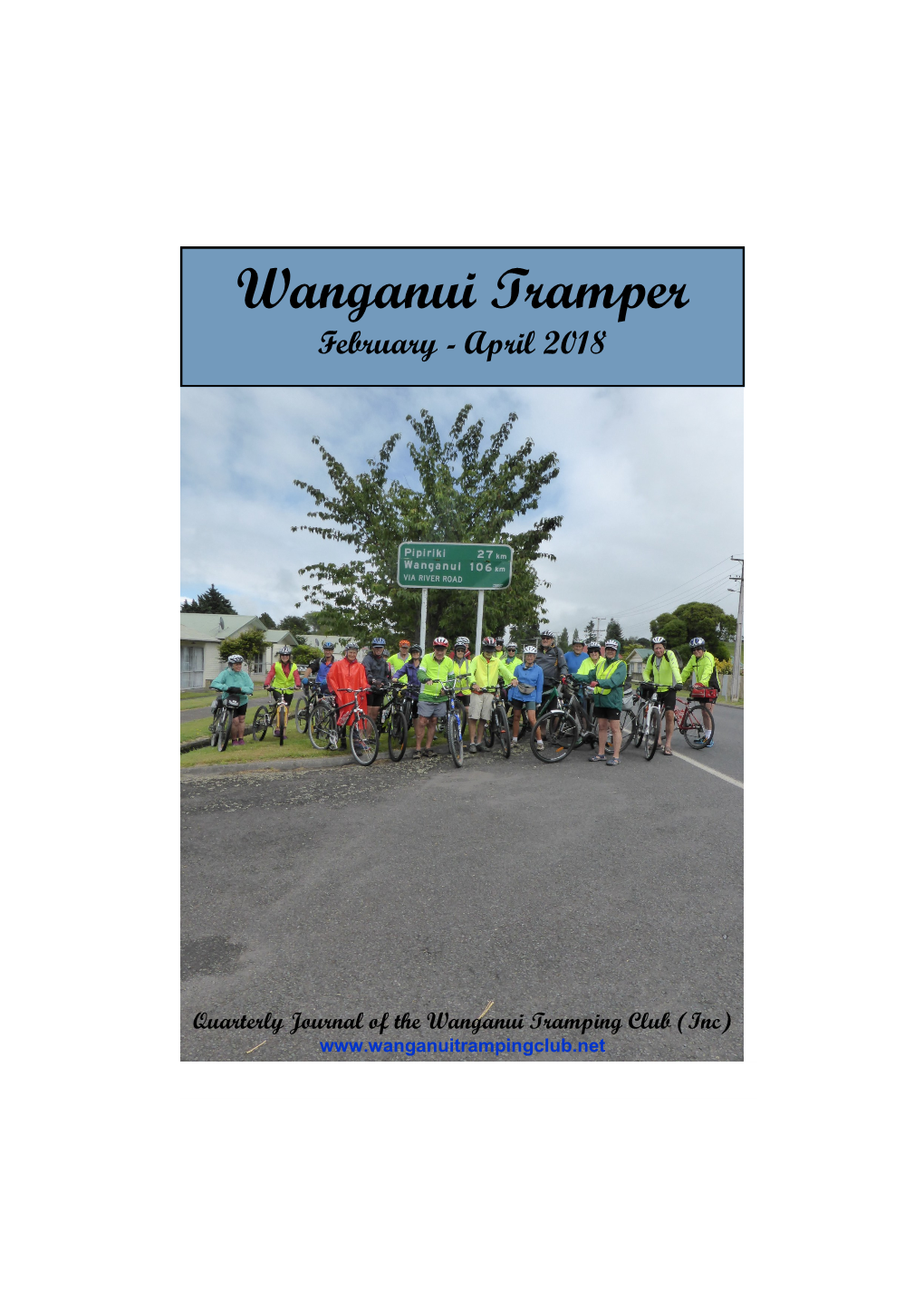 Wanganui Tramper February - April 2018