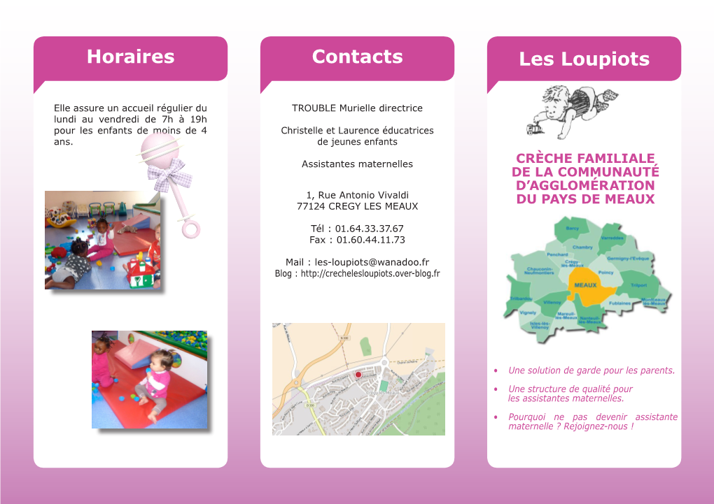 Horaires Contacts Les Loupiots