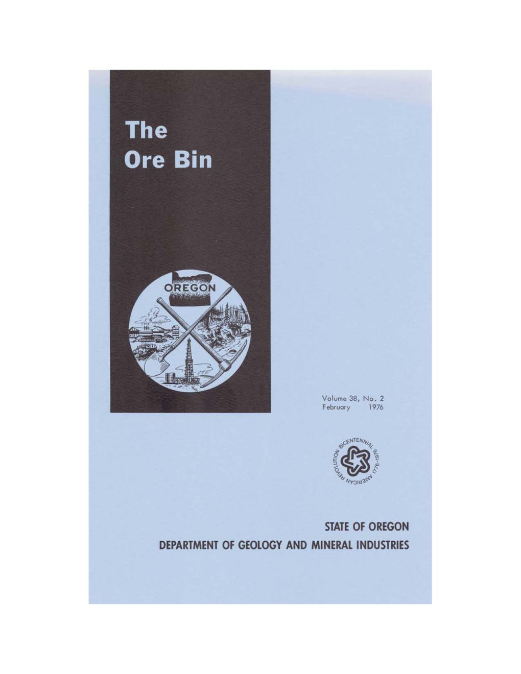 The Ore Bin Published Monthly By