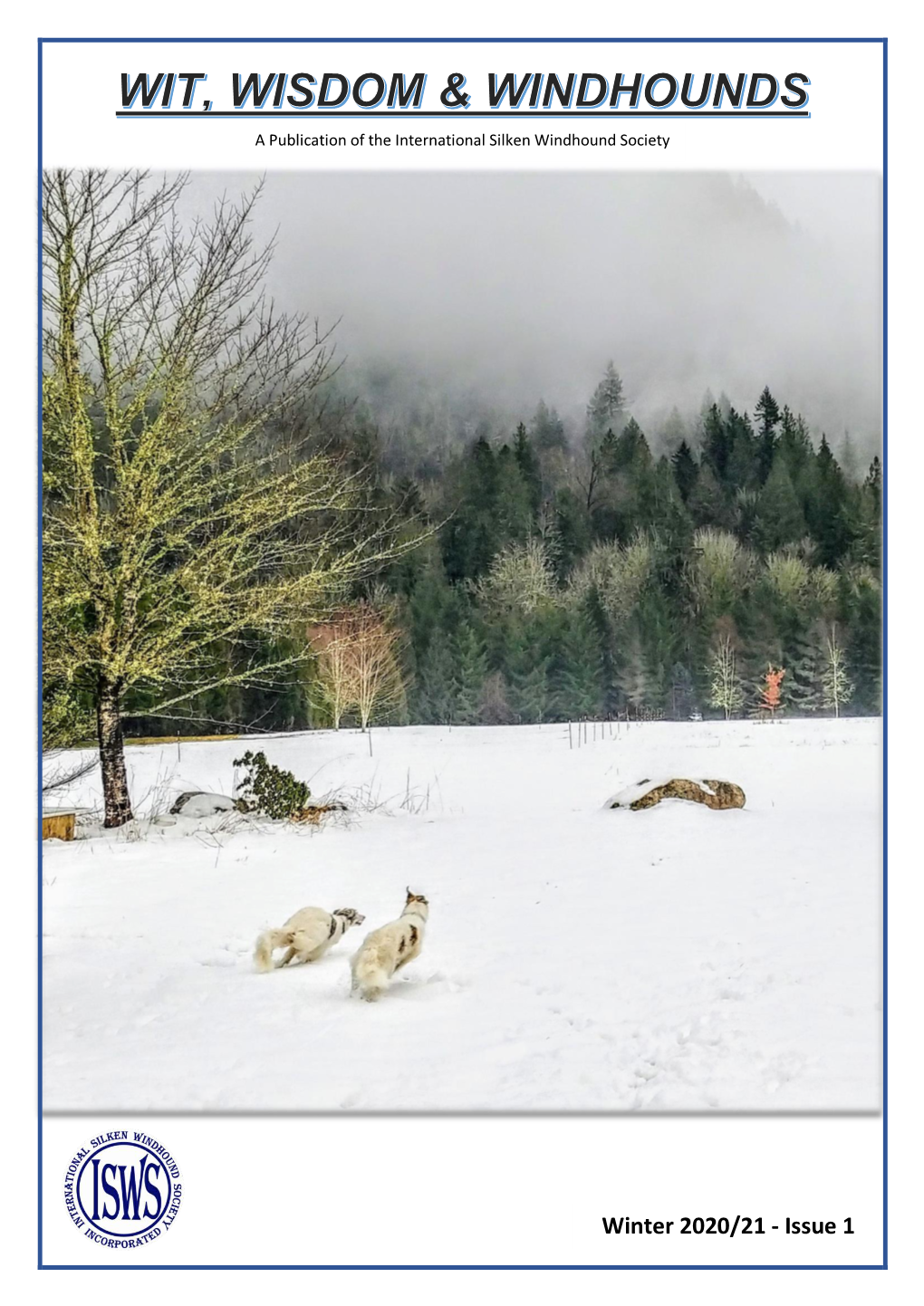 International Silken Windhound Society Newsletter