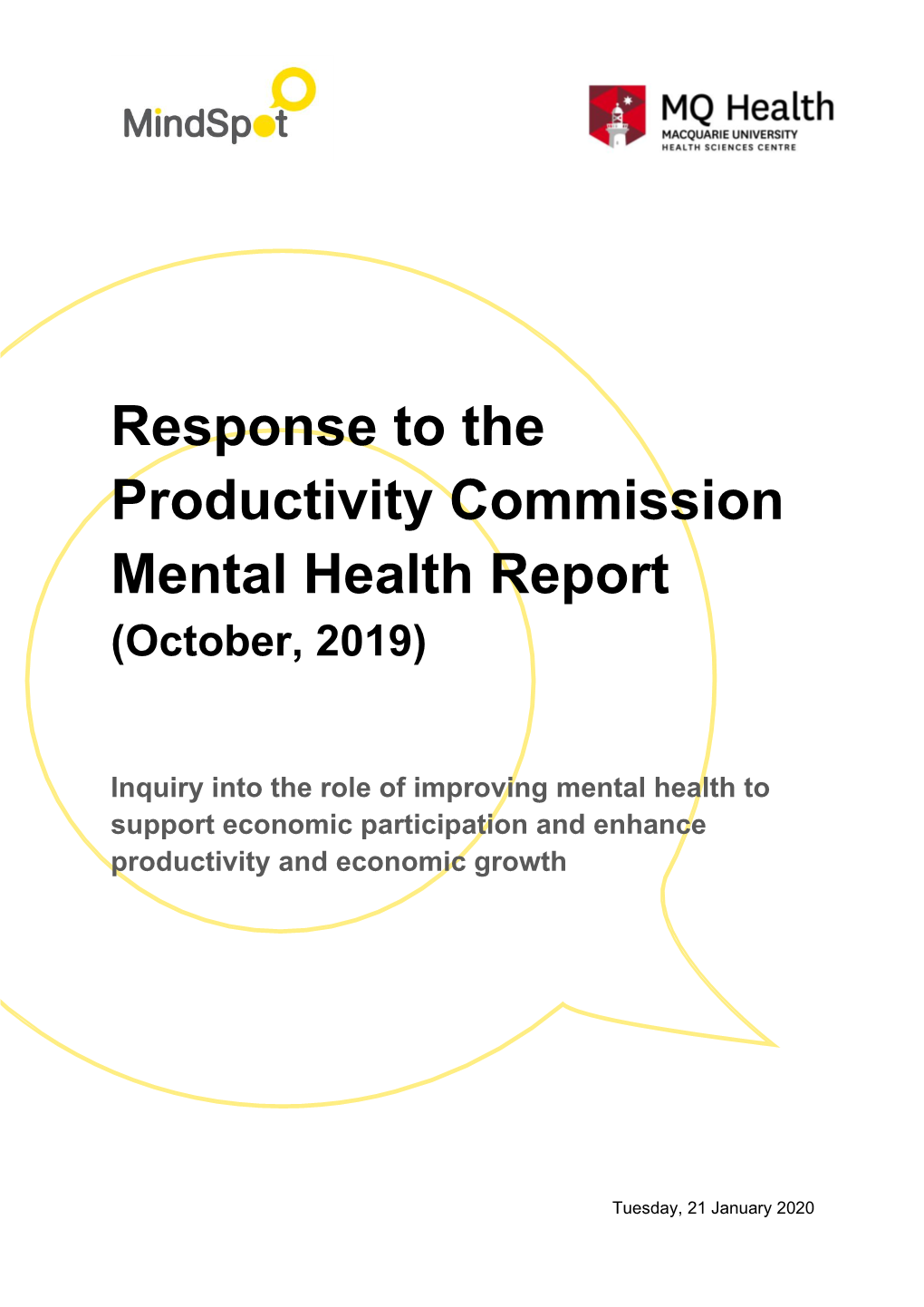 Mental Health Report (October, 2019)