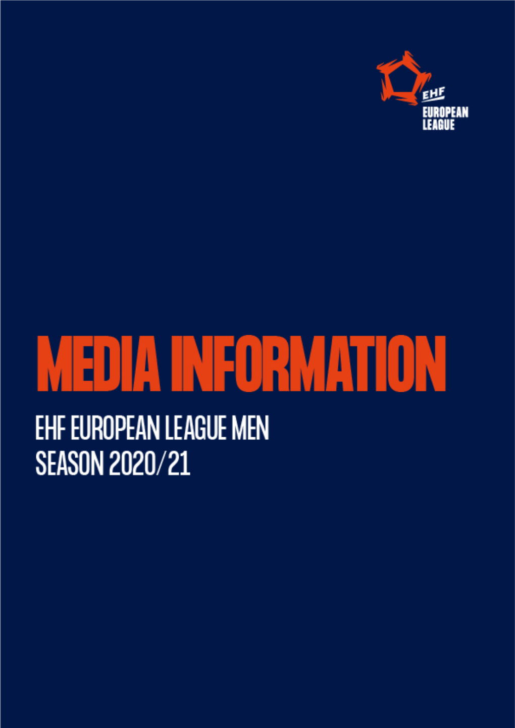 EHF European League Men 2020/21 Season Information 474.7 Kb