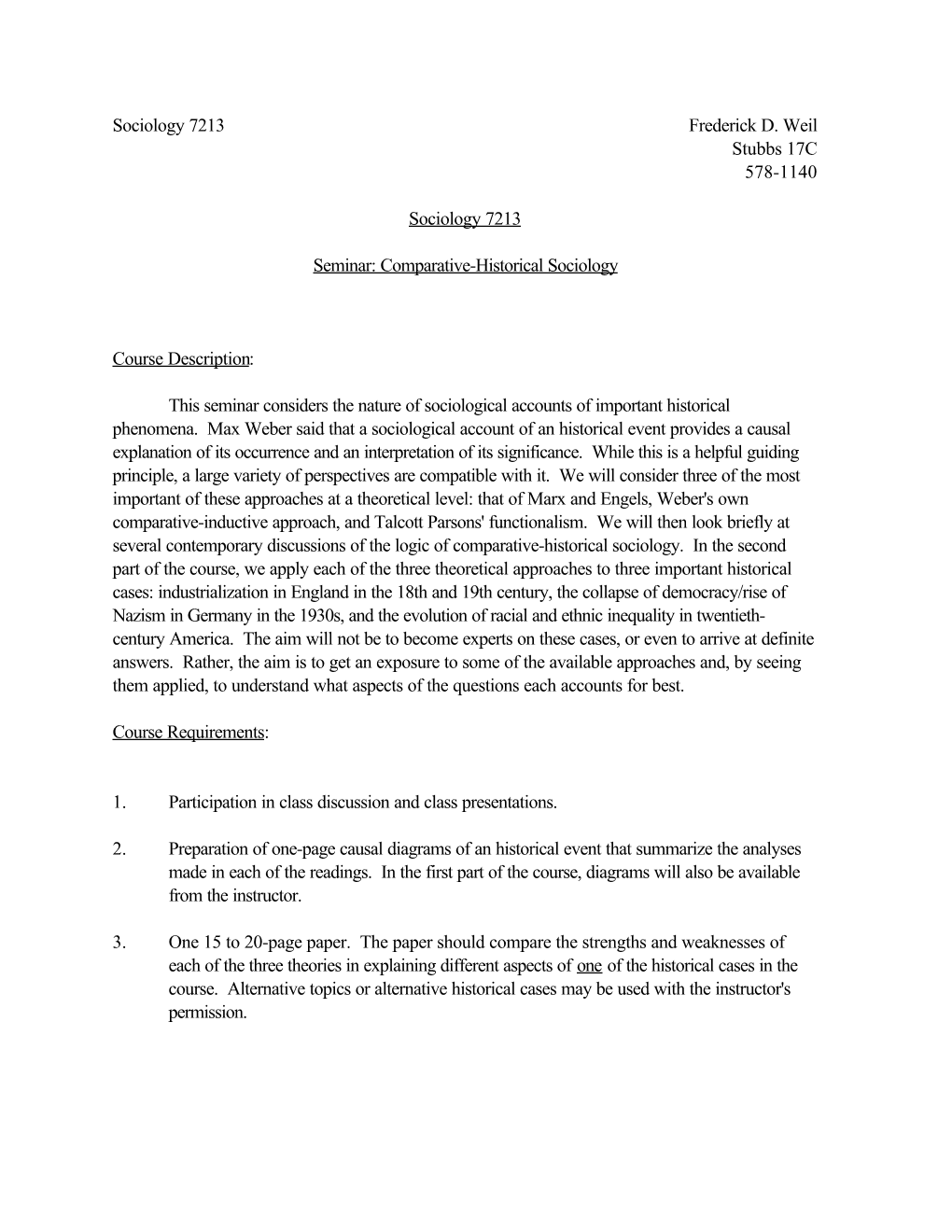 Comparative Historical Analysis, F2002.Wpd