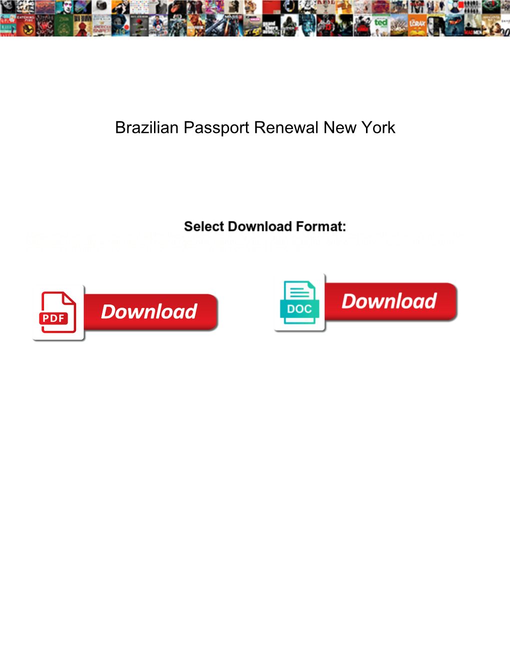 Brazilian Passport Renewal New York Trouble
