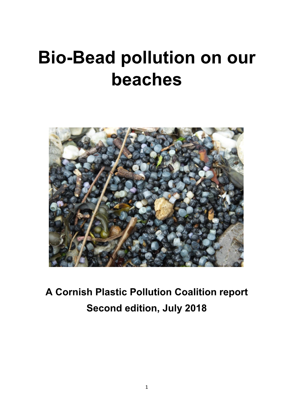 Bio-Bead Pollution on Our Beaches