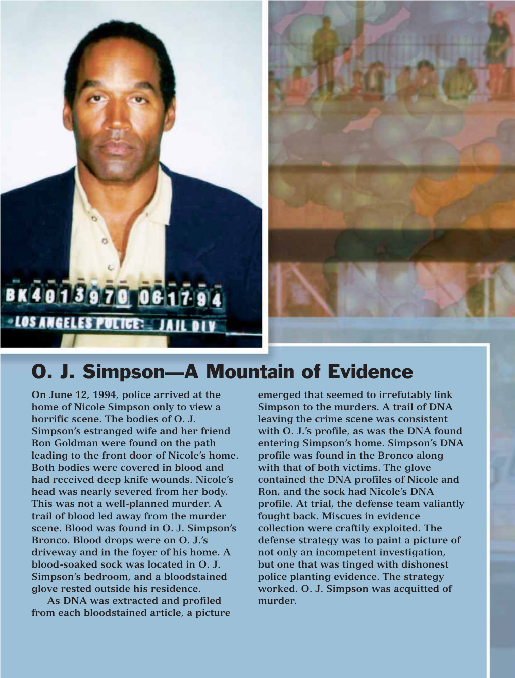 O. J. Simpson—A Mountain of Evidence