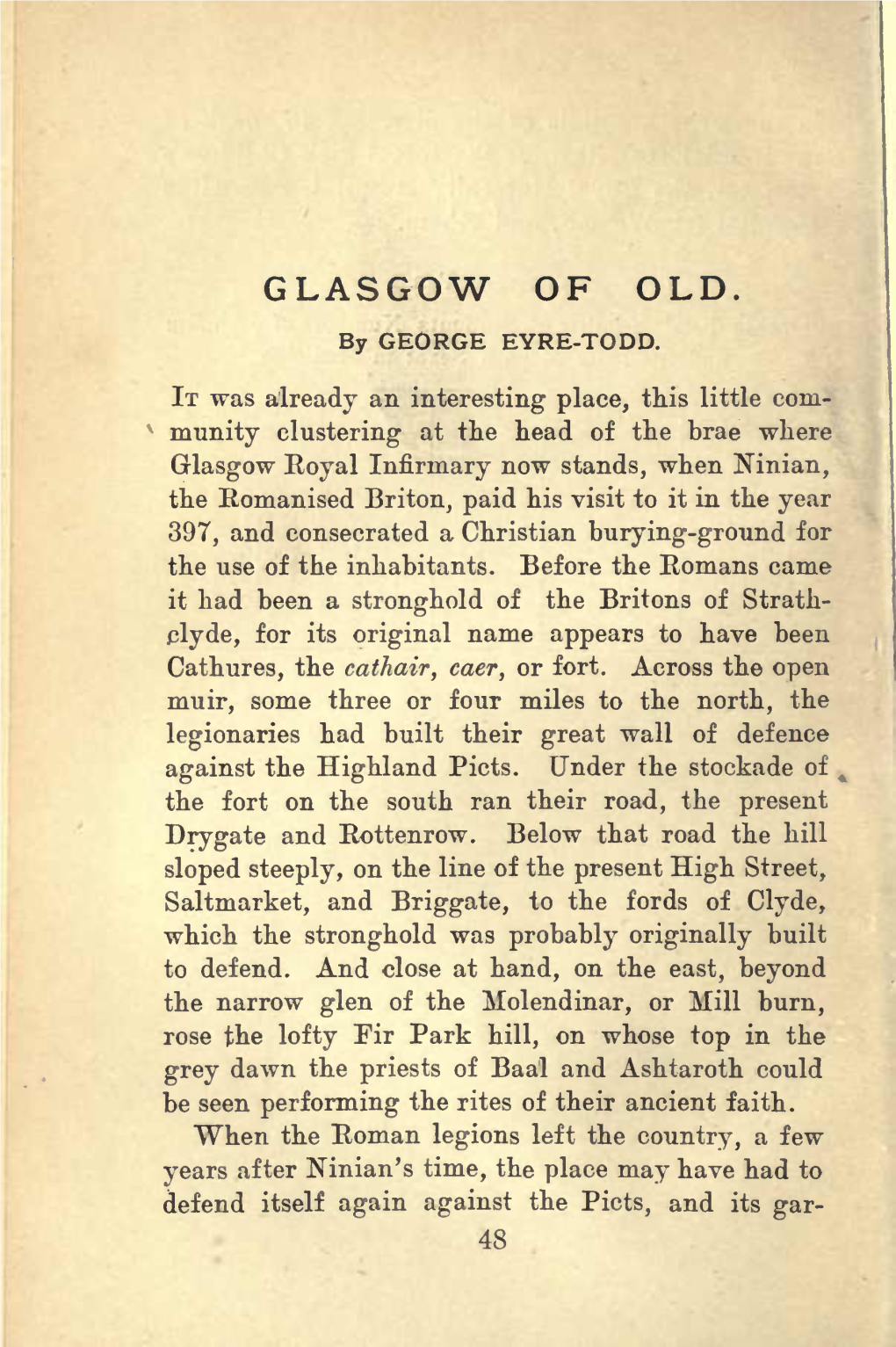 Glasgow of Old