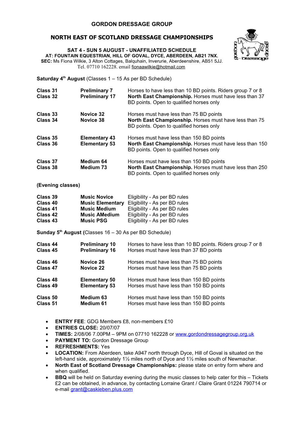 Gordon Dressage Group s1