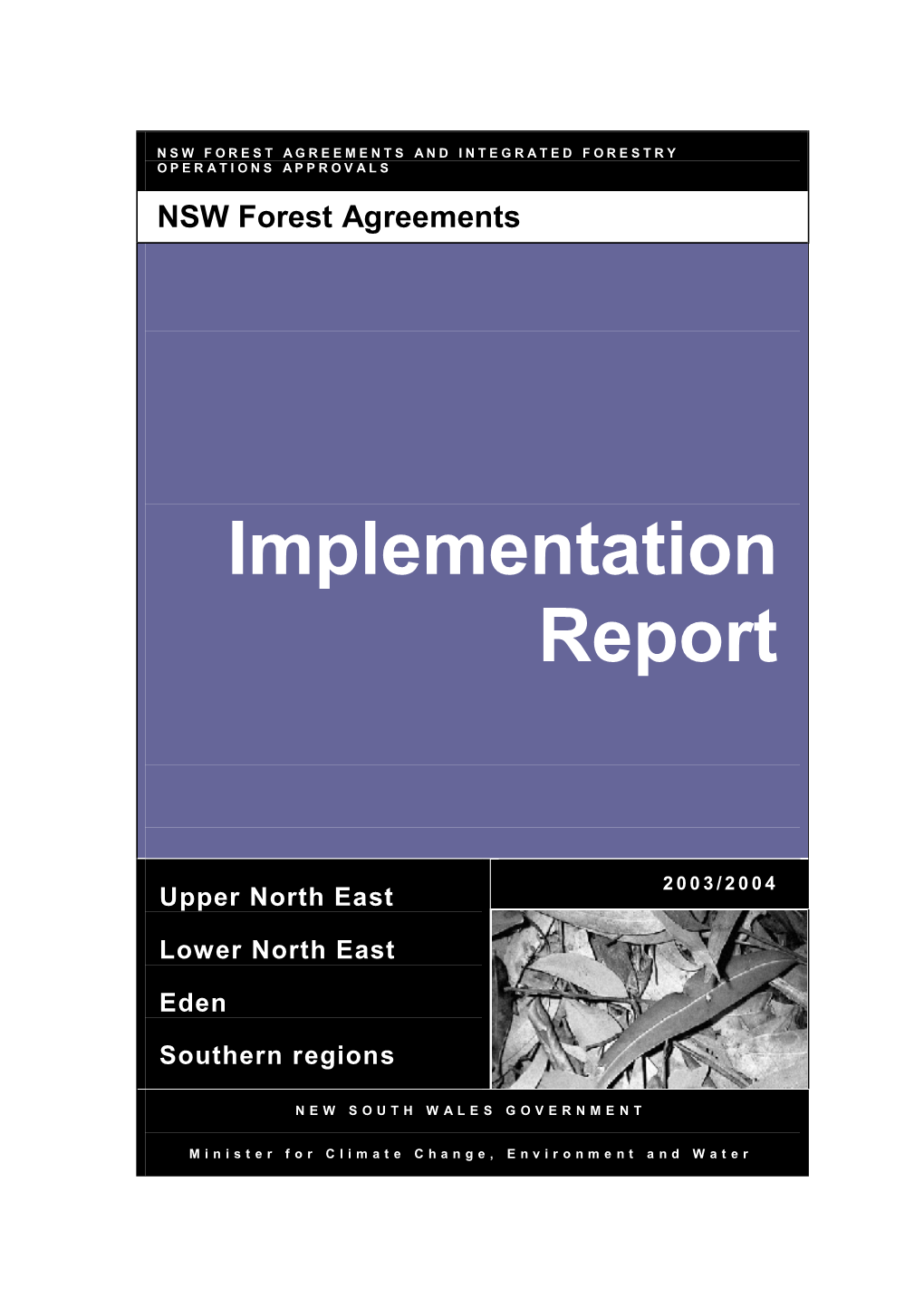 Forests Implementationreport20032004