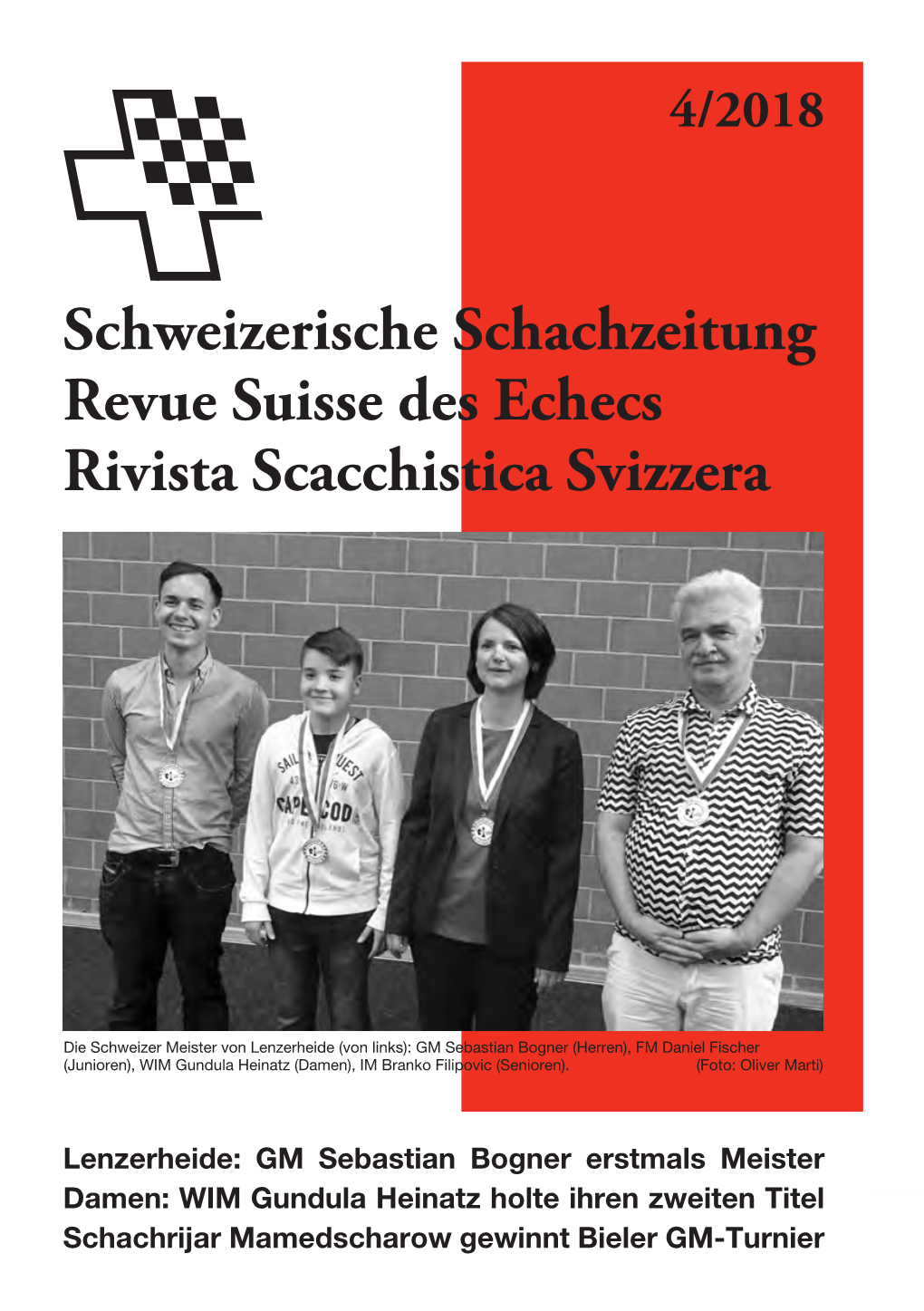Schweizerische Schachzeitung Revue Suisse Des Echecs Rivista Scacchistica Svizzera