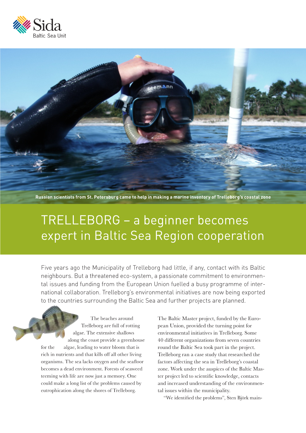 TRELLEBORG – a Beginner Becomes Expert in Baltic Sea Region Cooperation