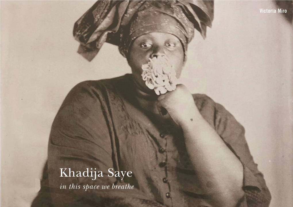 Estate of Khadija Saye