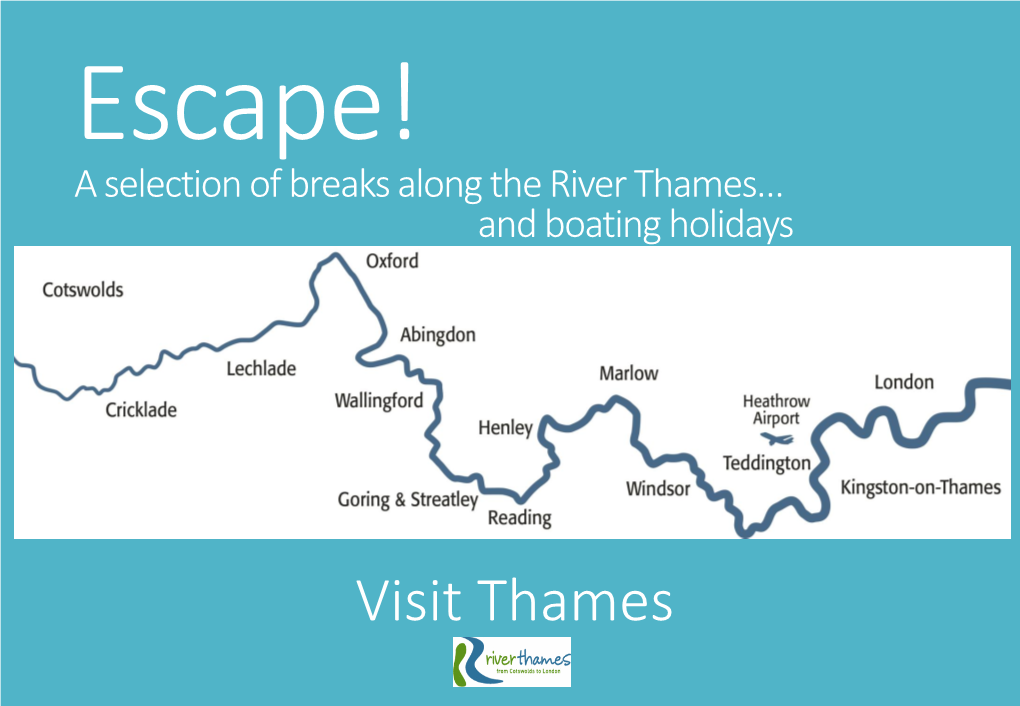 Favourite Places Along the River Thames…