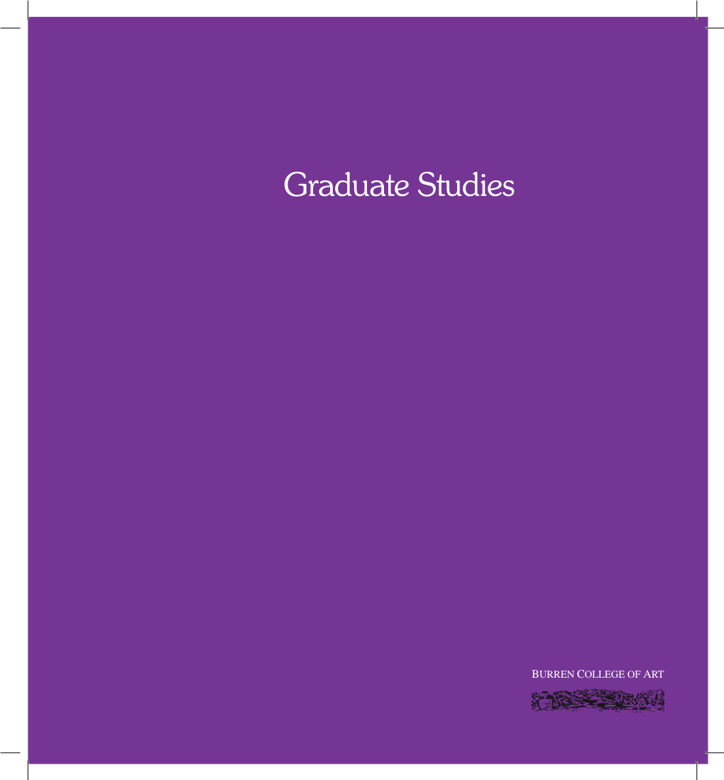 Graduate Studies