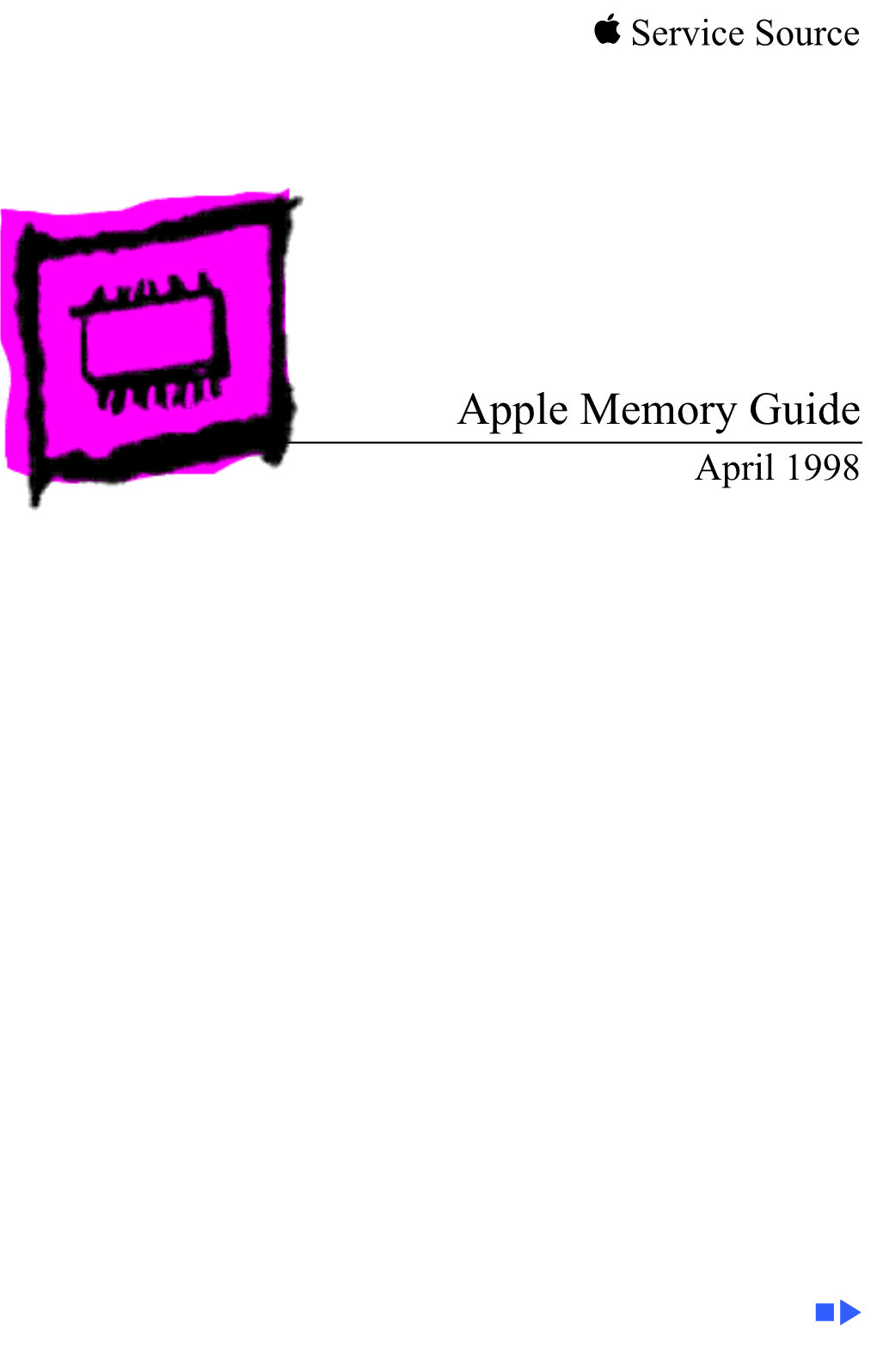 Apple Memory Guide April 1998