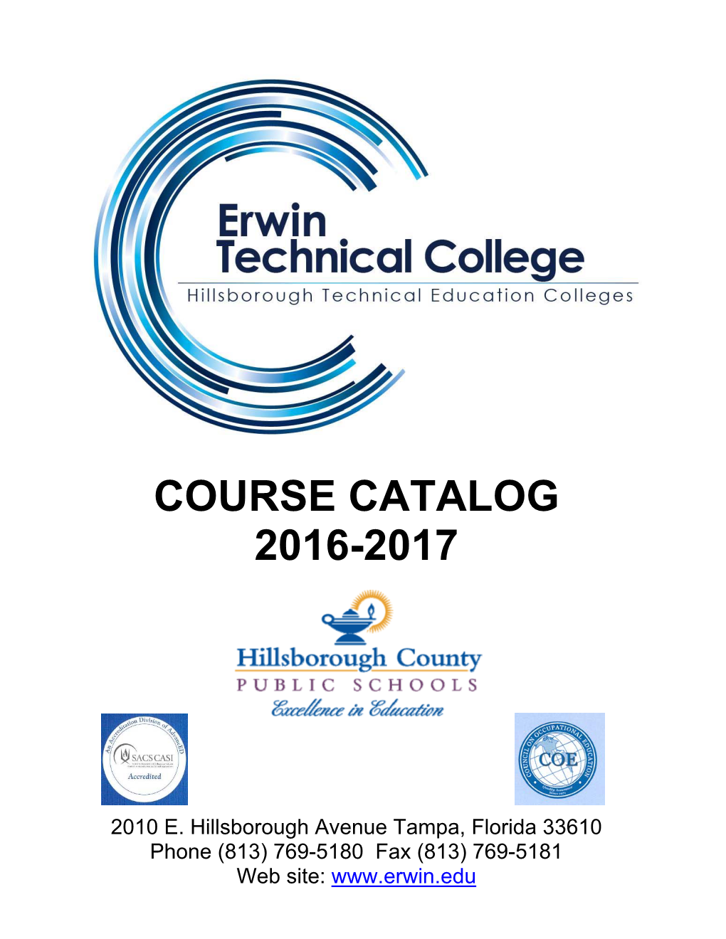Course Catalog 2016-2017