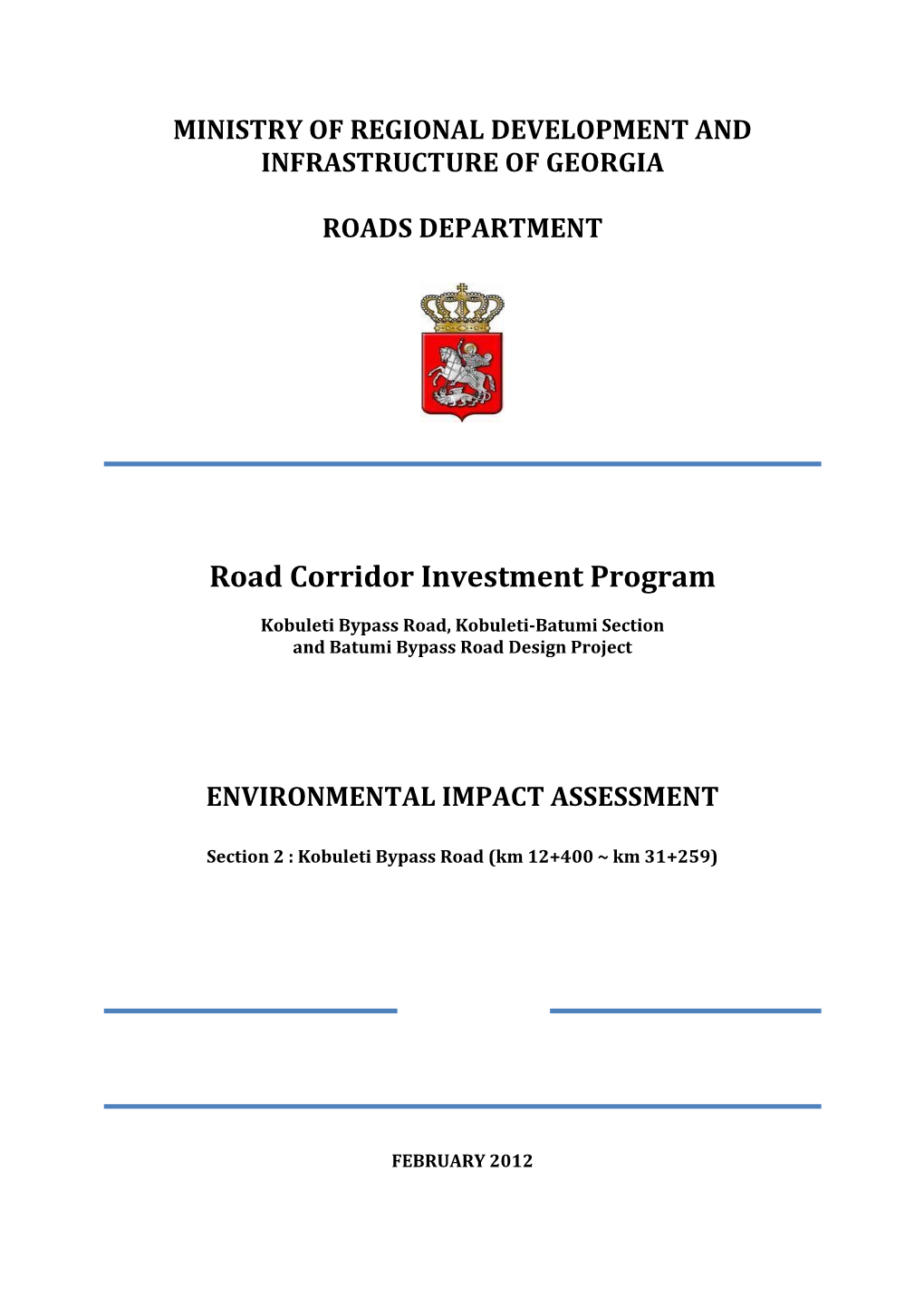 Road Corridor Investment Program