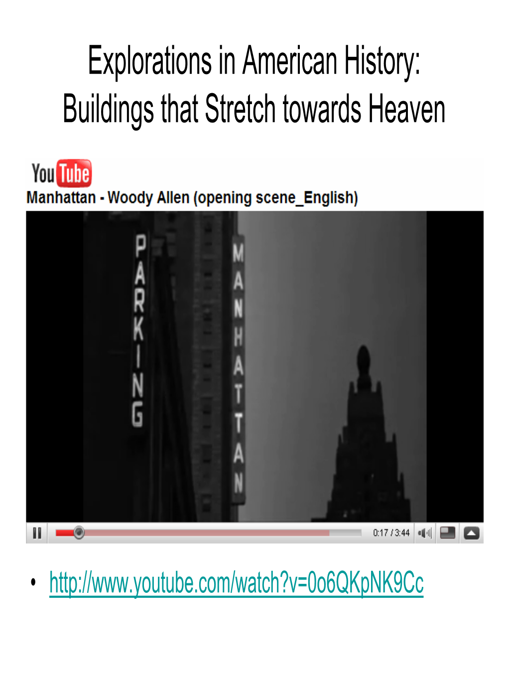 Buildings That Stretch Towards Heaven