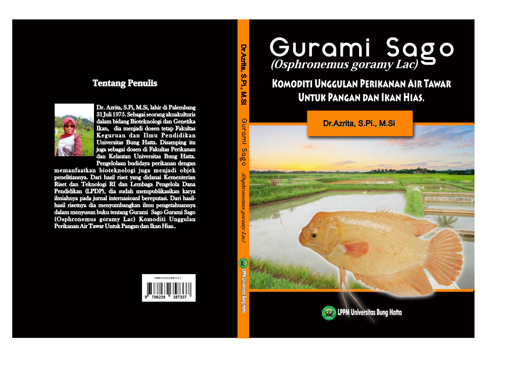 Gurami Sago (OsphronemusGoramyLac) TentangPenulis Komoditi Unggulan Perikanan Air Tawar Untuk Pangan Dan Ikan Hias