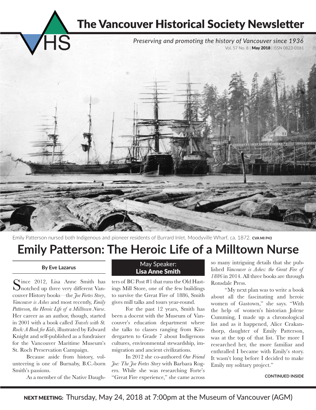 Emily Patterson Nursed Both Indigenous and Pioneer Residents of Burrard Inlet