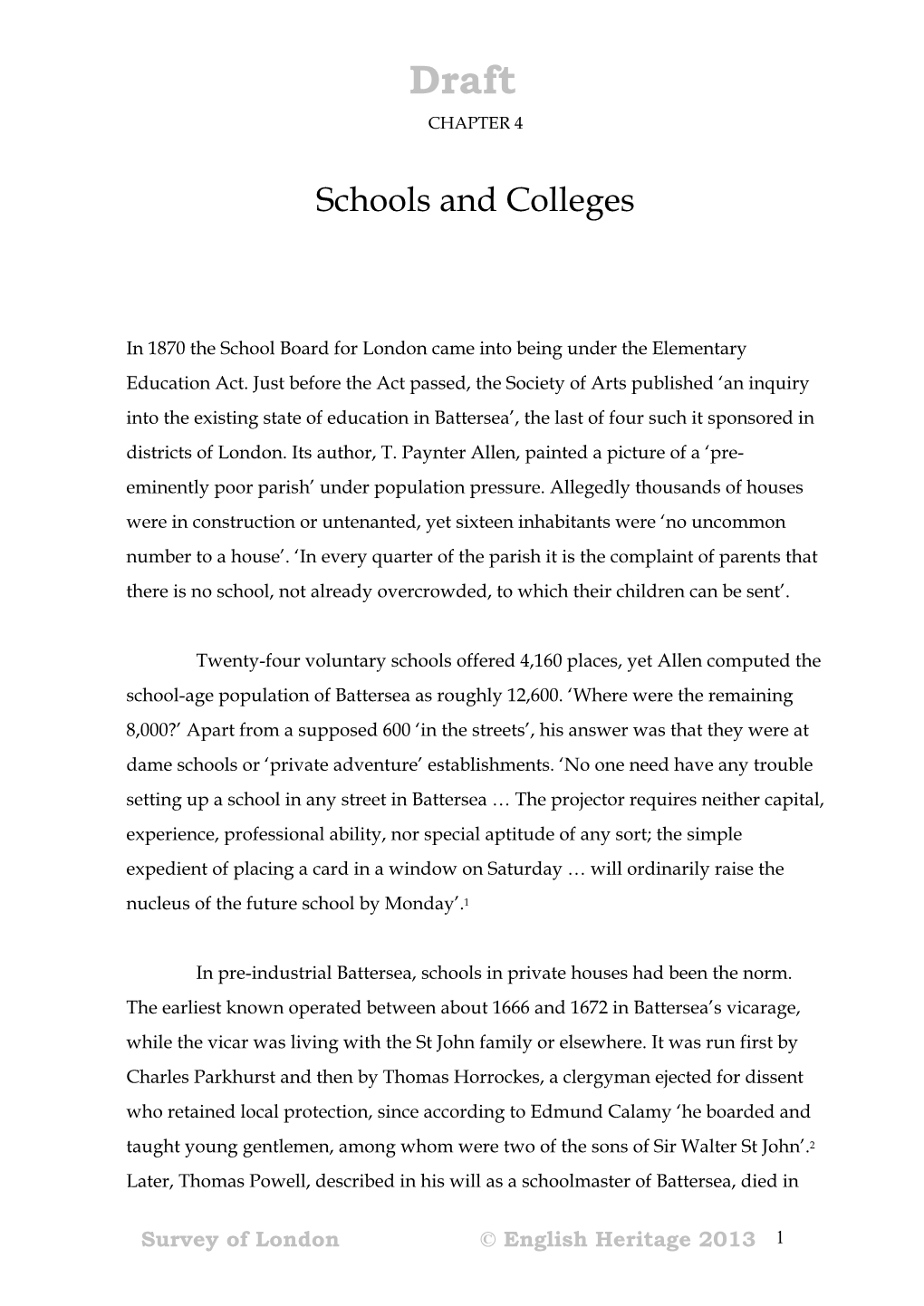 Chapter 4: Schools and Colleges