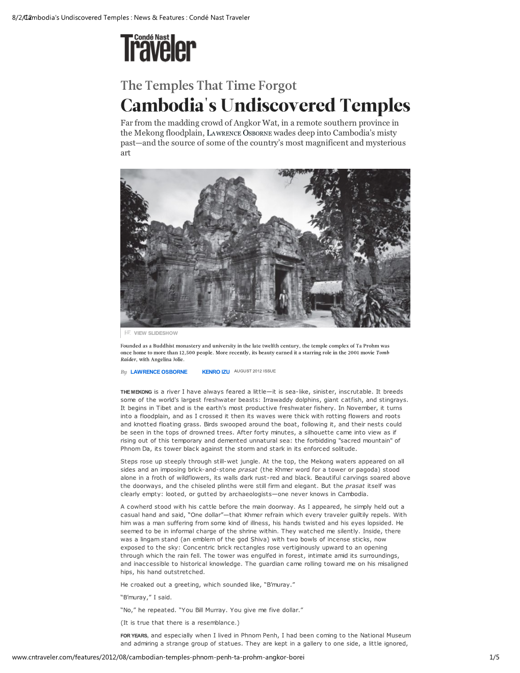 Cambodia's Undiscovered Temples