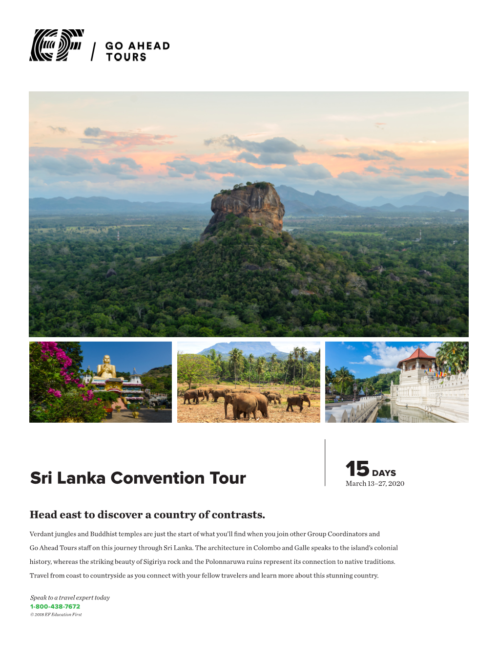 Sri Lanka Convention Tour March 13–27, 2020