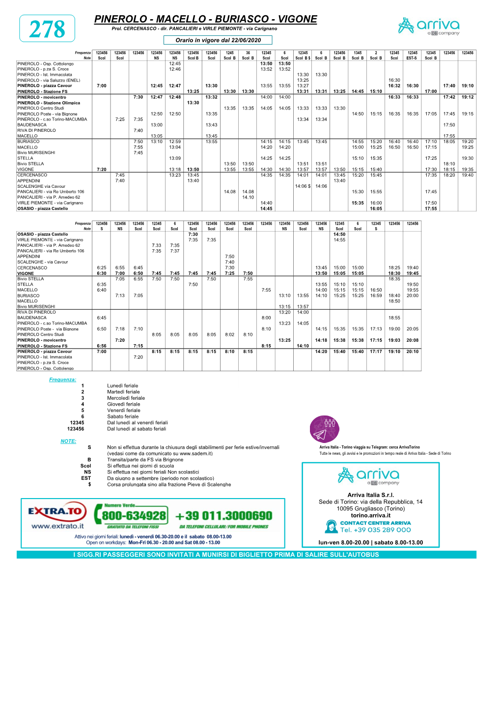 PINEROLO - MACELLO - BURIASCO - VIGONE 278 Prol