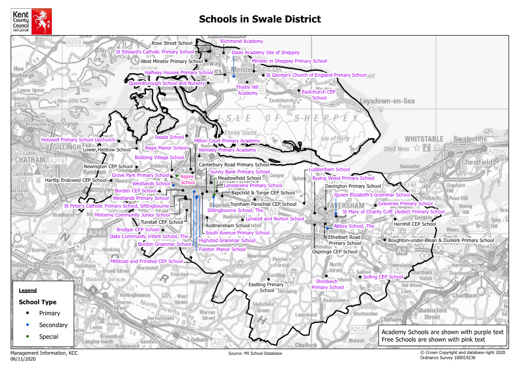 Schools in Swale District
