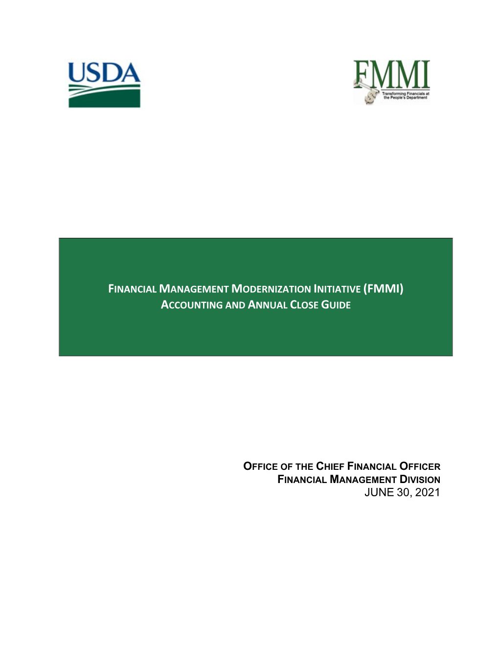 (Fmmi) Accounting and Annual Close Guide