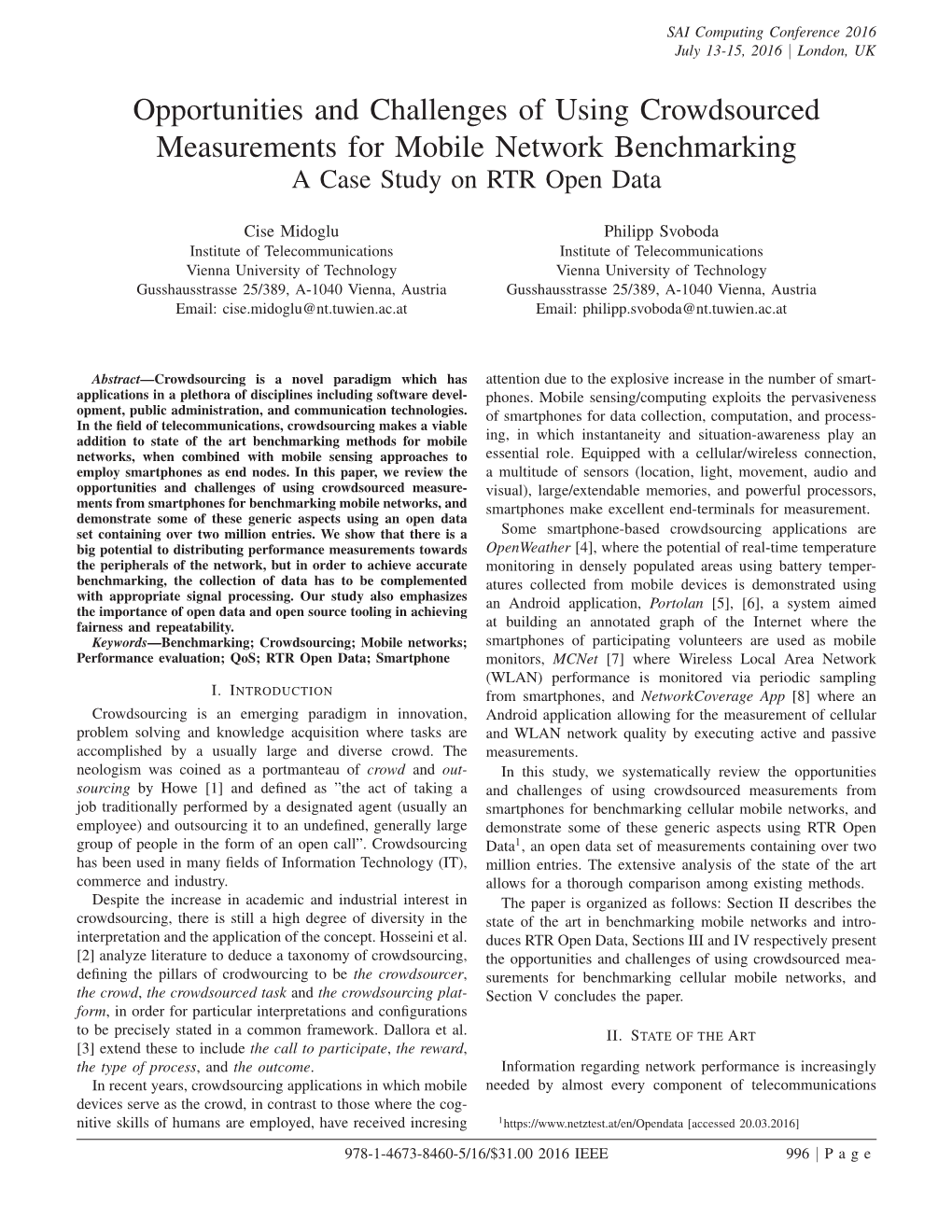 Opportunities and Challenges of Using Crowdsourced Measurements for Mobile Network Benchmarking a Case Study on RTR Open Data