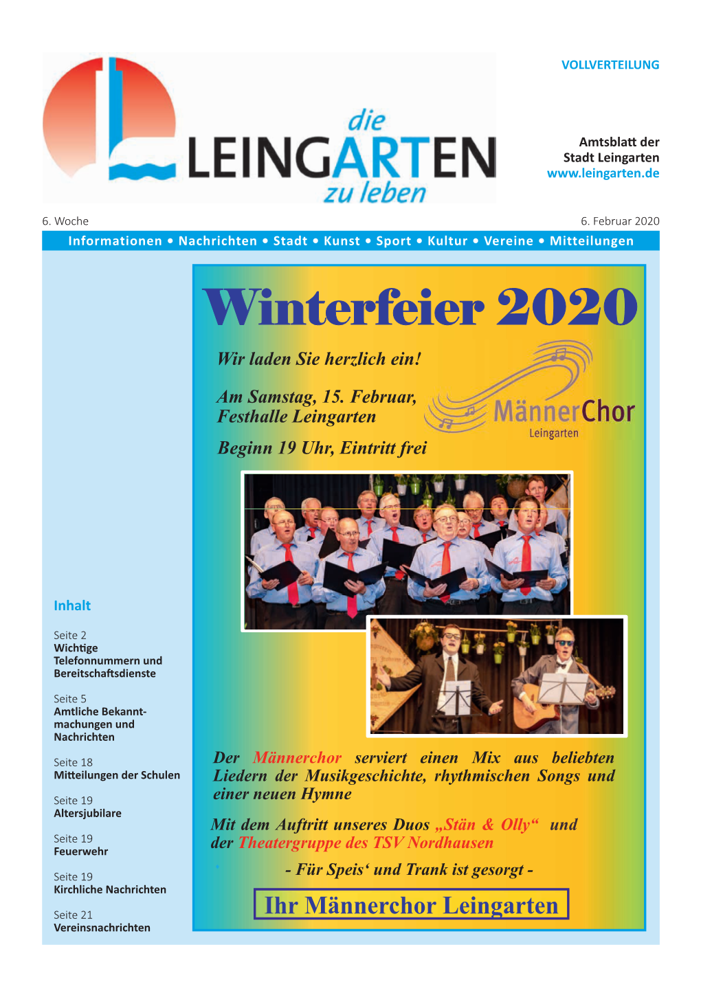 Winterfeier 2020 Wir Laden Sie Herzlich Ein!