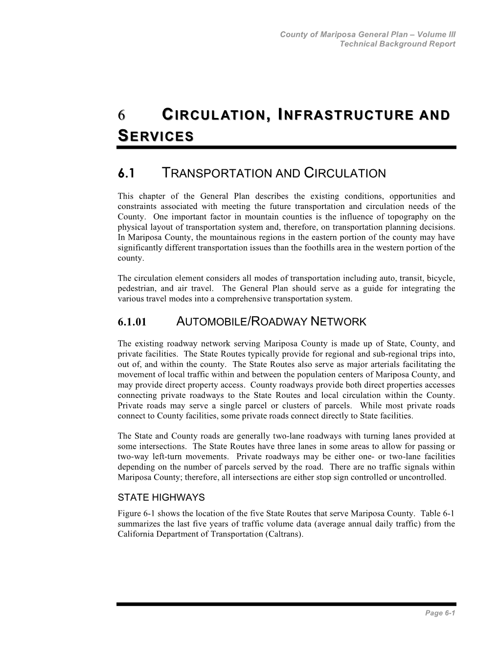 Circulation , Infrastructure and Nfrastructure and Services