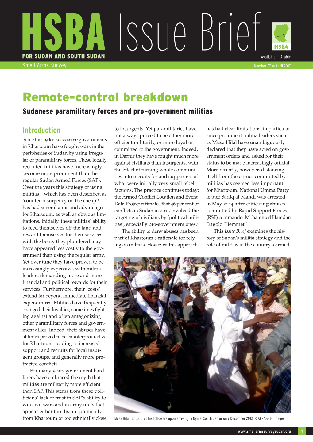 Remote-Control Breakdown: Sudanese