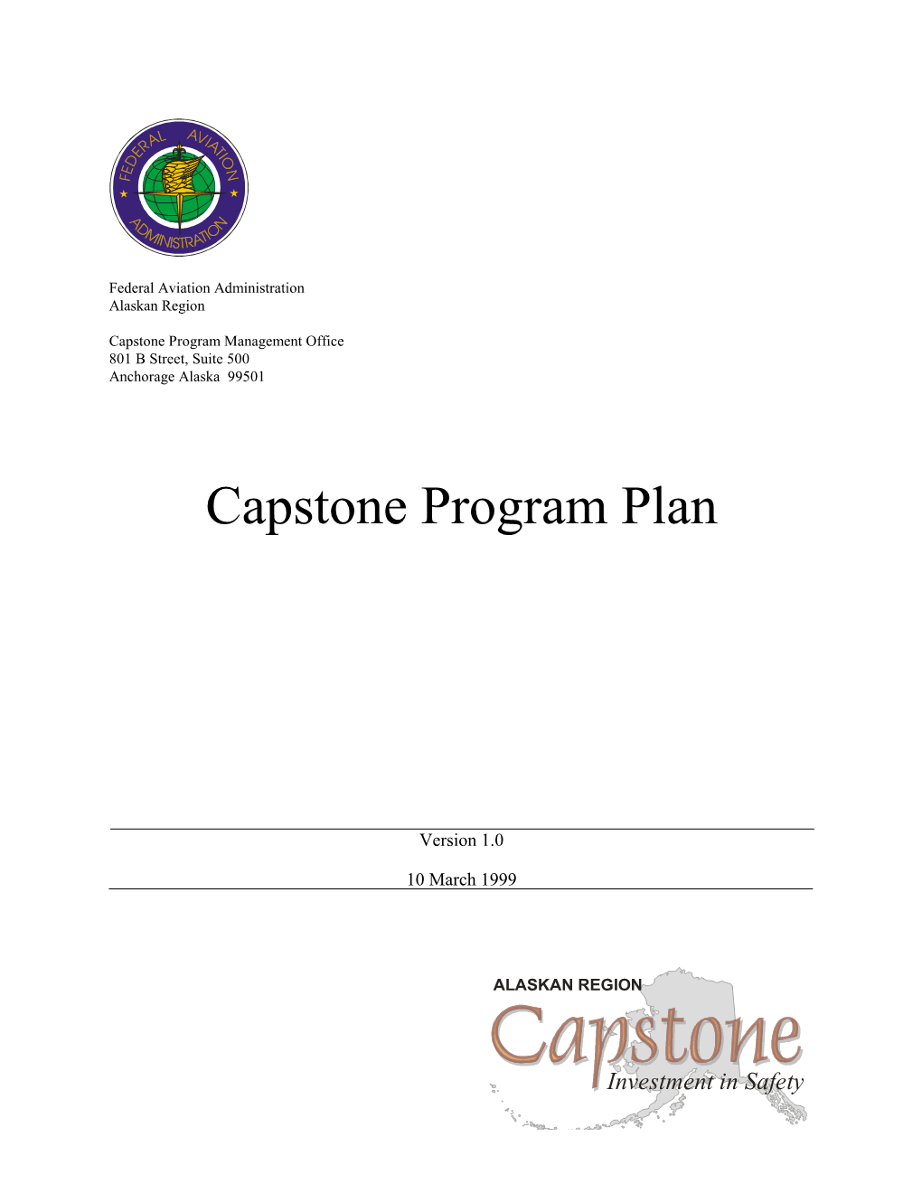 Capstone Program Plan V1