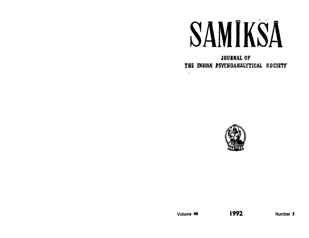 Samiksha Vol 46 No 3, 1992