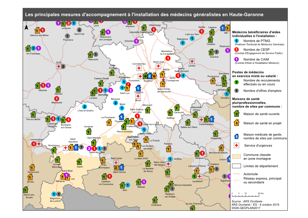 Les Principales Mesures D'accompagnement À L'installation Des Médecins Généralistes En Haute-Garonne