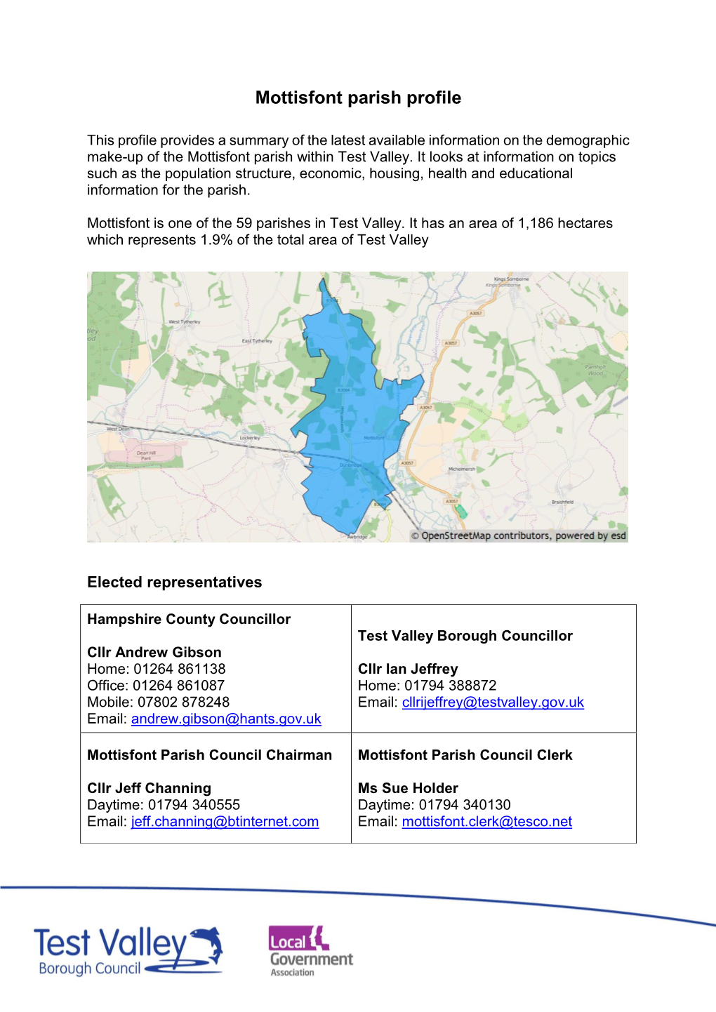 Mottisfont Parish Profile