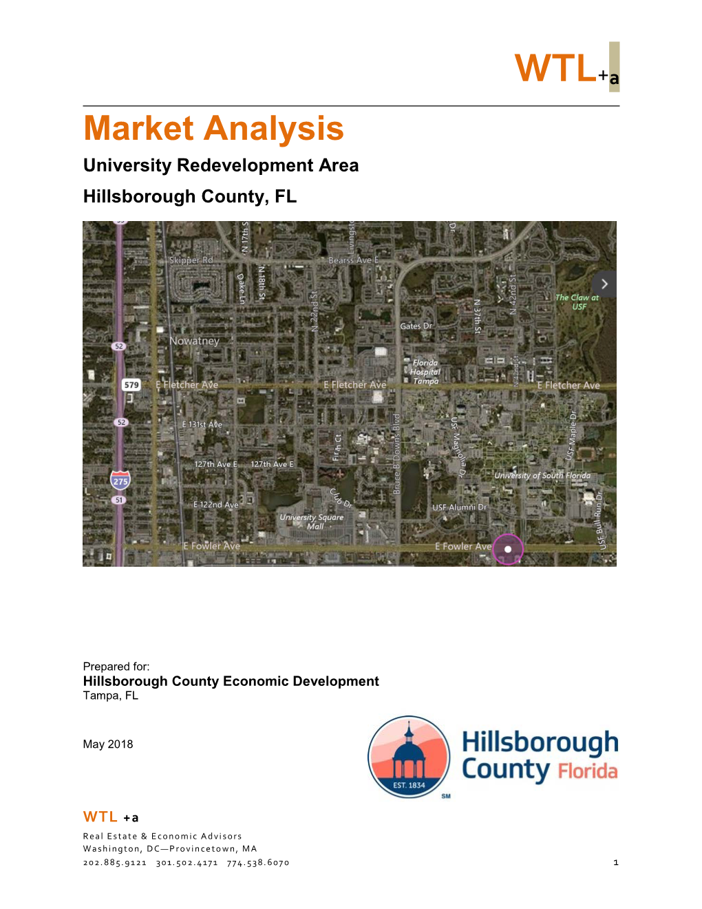 Market Analysis University Redevelopment Area Hillsborough County, FL