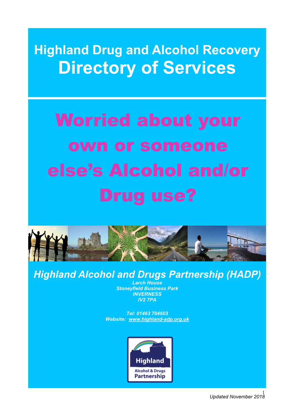 Directory of Services Worried About Your Own Or Someone Else's Alcohol And/Or Drug Use?