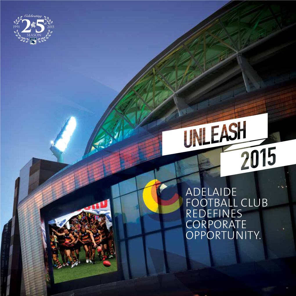 Adelaide Football Club Redefines Corporate Opportunity