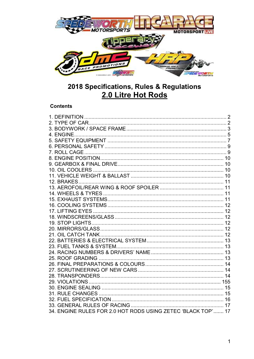 2.0 Litre Hot Rods